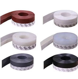 Guarnizione per Porte, Striscia Sigillante in Silicone, Isolante Autoadesivo per Fondo Porta Doccia, Nastro Isolante - Product Image 1