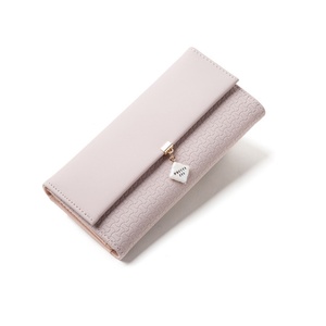 Bosohiho Leather High Capacity Long Clutch Zipper Long Cheap <b>Wallet</b> Women Long <b>Wallet</b> - Product Image 2