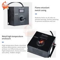 Régulateur de tension compact haute puissance AC 110-220V 10000W avec transformateur de contrôle de la vitesse et de la température