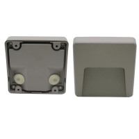Lampe murale LED extérieure étanche IP65 en PC, carrée, 3W, de bonne qualité, pour jardin et escalier, à montage en surface, vente chaude