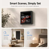 Interrupteur intelligent Tuya 4 pouces IPS en alliage plastique Android Matter, compatible HomeKit, WiFi, écran tactile pour hôtel professionnel