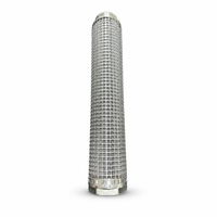 Cartouche filtrante en maille plissée en acier inoxydable pour filtration industrielle