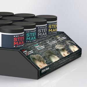 Đầy đủ màu sắc in <span class=keywords><strong>Acrylic</strong></span> xây dựng thương hiệu sản phẩm tóc bán lẻ hiển thị đơn vị nhựa tóc Kem bom mát bespoke hiển thị đứng - Product Image 3