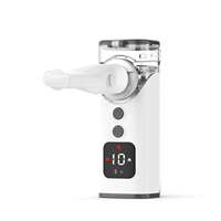 Nebulizer Mini Portabel OEM Bahan ABS, Rendah Kebisingan, dengan Mesh Pembersih, untuk Anak-anak dan Dewasa, Penggunaan di Rumah