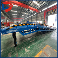 Rampe d'entrepôt rampe de camion pour le chargement de camions plate-forme en acier portable quai de chargement rampe élévatrice de voiture fabriquée en Chine