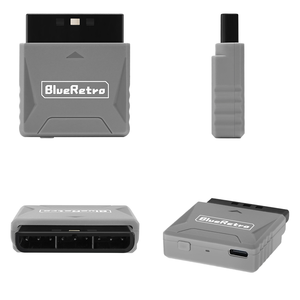 Bitfunx 2025 Mini PS2 Wireless <span class=keywords><strong>Controller</strong></span> Blueretro Kompatibel <span class=keywords><strong>PS1</strong></span> Adaptor Multiplayer Terbuat dari Plastik Tahan Lama Buatan China Pribadi - Product Image 1