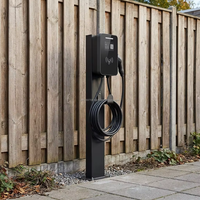 Chargeur mural pour véhicule électrique AC 7KW 32A, type 1, type 2, GBT, station de recharge pour véhicule électrique avec nouveau câble TPU pour usage domestique et commercial
