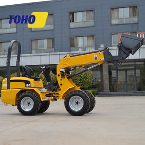 2025 TOHO 1T 2.5ton 4wd Boom Carretilla elevadora compacta pequeña Mini cargadora de ruedas telescópica manipulador telescópico - Product Image 4