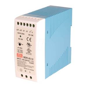 มีนเวลล์ MDR-40-24 24V แหล่งจ่ายไฟแบบสวิตชิ่งเอาต์พุตเดี่ยว 85-264V อินพุต AC - Product Image 6