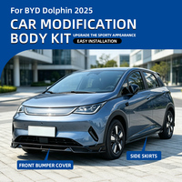 Kit carrosserie complet en PP pour BYD Dolphin 2025 – Pare-chocs avant, pare-chocs arrière, jupes latérales, spoiler – Vente en gros usine, couleur personnalisable