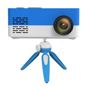 J15 LED Mini Projector แบบพกพา Led พ็อกเก็ตโปรเจคเตอร์โปรเจคเตอร์โทรศัพท์มือถือที่มีขาตั้งกล้อง