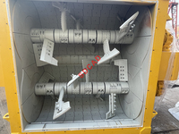 Centrale à béton électrique portable de marque XINGYE, mélangeur horizontal à mélange forcé JS500 avec garantie d'un an