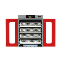 Incubateurs automatiques pour œufs de poule, type armoire, couleur rouge chinois, pour l'éclosion de 1000 œufs de poule