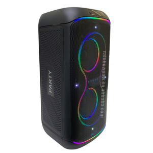 ลำโพงคาราโอเกะพกพา <span class=keywords><strong>Bts</strong></span>-2255 ไฟ RGB ซับวูฟเฟอร์คู่ขนาด 6.5 นิ้ว ลำโพงปาร์ตี้ รองรับบลูทูธ USB TF AUX <span class=keywords><strong>MP3</strong></span> ไมโครโฟนไร้สายสองตัว - Product Image 5