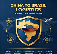Agent maritime professionnel Chine-Brésil DDP DAP Fret aérien et maritime Transitaire LCL+Express Logistique porte-à-porte Dédouanement