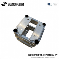 Bloc de manchon de treillis en alliage d'aluminium de type fixe sécurisé avec rouleaux en nylon durables