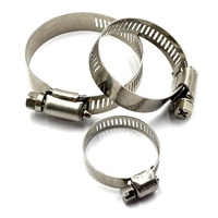 Collier de serrage en acier inoxydable de type américain 304 8mm 13mm 20mm 38mm 64mm 70mm 80mm 110mm 245mm