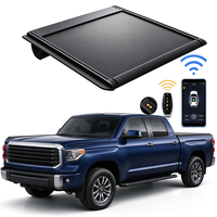Couverture de benne de camionnette 4x4 personnalisée en alliage d'aluminium 2026, électrique, rétractable, étanche, avec verrouillage, type volet roulant rigide