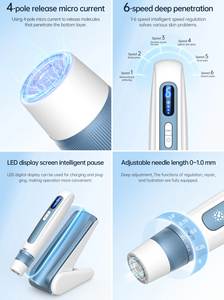 <span class=keywords><strong>Dermapen</strong></span> PAKISS H5 con Soporte, Contenedor de Suero de 3 ml, Recarga USB, Tecnología EMS para Uso Doméstico, Enchufe US/IT - Product Image 4