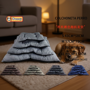 Set di Quattro Cuscini Quadrati per Cani in Tinta Unita, Lettini Premium per Animali Domestici - Product Image 2