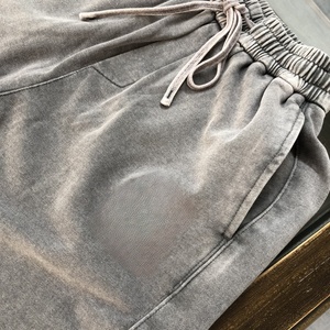 Heavy Weight <strong>Men</strong> Casual Vintage Breathable Eco-Friendly <strong>Loose</strong> Fit Elastic Waist <strong>Jogger</strong> Pants Cargos Acid Wash Gradient Flare - Product Image 5