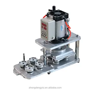 2026 Novedad: Máquina Neumática para Hacer Botones con 6 Moldes de 58, 75, 55, 50, 44 y 25 mm, Imán y Botón de Pin, Fabricante de Botones Semiautomático - Product Image 1