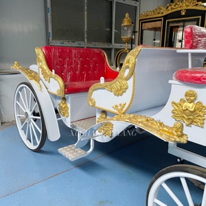 Carruaje de Caballos Turístico con Color Personalizado, Carruaje de Caballos Antiguo <span class=keywords><strong>para</strong></span> Exploración en Grandes Parques - Product Image 3