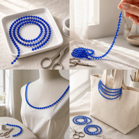 Perles Bicones Facettées en Résine Époxy, Strass en Vrac avec Trou pour Échantillons de Studio, Fabrication Sur Mesure pour Feutre Piqué et Toile