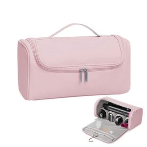 Custom Logo PU Waterproof Travel Portable <b>Makeup</b> Cosmetic Bag for Hair Dryer & Curling Iron Storage <b>Case</b> - Product Image 2