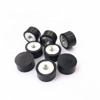 DE Supports plats en caoutchouc circulaire Isolateur de vibrations M3 M5 M6 M8 M10 Montage anti-vibration-Tampons plats en caoutchouc femelles
