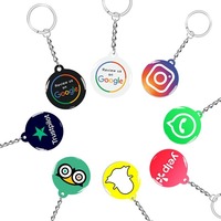 Etiqueta Inteligente RFID NFC de PVC de 13.56MHz, Mini Etiqueta Tipo Tarjeta de Visita con Código QR, Control de Acceso sin Contacto, Llavero para Mascotas, Chip 216, Resistente al Agua