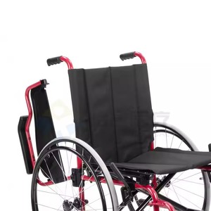 Fauteuil roulant manuel pliable léger Synocare en alliage d'aluminium pour usage domestique et hospitalier - Product Image 2