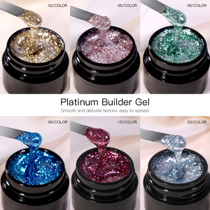 Kit de fourniture d'ongles sans Hema/Tpo logo personnalisé OEM 50G renforcer les extensions d'ongles en gel UV dur et souple - Product Image 3