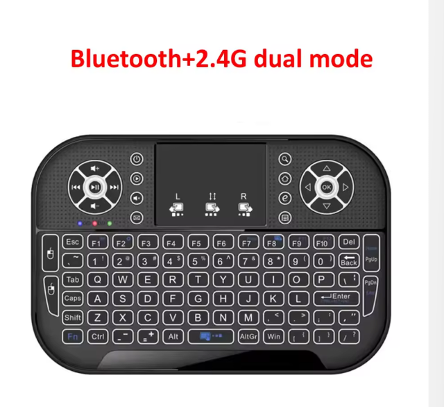 OEM ODM Mini Wireless Touchpad Combo for Android TV Set Top Box 2.4G Wireless BT Air Mouse Keyboard A8
