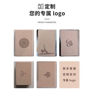 Bloc de liège naturel écologique avec logo personnalisé blocs de liège haute densité pour exercice à domicile - Product Image 4