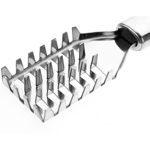 Outil de cuisine en gros en acier inoxydable, grattoir à écailles de poisson en métal pour enlever la peau - Product Image 3