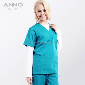 ANNO di alta qualità Unisex scrub Top uniformi colorate ospedale infermiere camicie <span class=keywords><strong>per</strong></span> uomo femminile <span class=keywords><strong>per</strong></span> cliniche mediche saloni di bellezza - Product Image 5