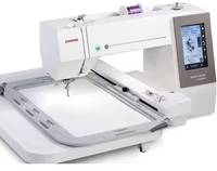 Machine à broder industrielle et domestique à 10 aiguilles, nouvelle Janome-Memory Craft 550E, fabriquée en Chine (Guangdong), garantie de 2 ans incluse, avec cerceau pour casquettes