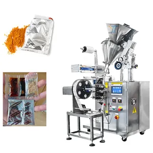 20g 15g 30g Automatic Small Double Bags Sauce Packet Seasoning Packet Pepper Salt Powder Sachet Packing Machine