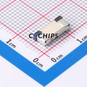 FPC-0.5AX-10PWCR-H20 FFC/FPC Connector SMD,P=0.5mm,Horizontal Mount Connector Drawer Type Bottom Contact 10P 0.5mm - Product Image 2