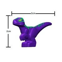 Figuras de Dinosaurios de Bloques de Construcción Personalizadas, Set de 10 Mini Juguetes de Animales, Recuerdos de Fiesta, Regalos Educativos para Niños, ABS, Venta al Por Mayor