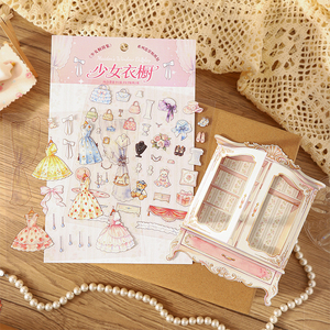 Autocollants Diorama en PET Imperméables, Décorations Thème Vitrine Vintage pour Journalisation, Création de Scènes, Scrapbooking et Projets DIY - Product Image 5