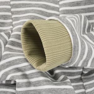Tuta a Quattro Zampe a Righe per Animali Domestici, Morbido <span class=keywords><strong>Pigiama</strong></span> per Cani e Gatti <span class=keywords><strong>con</strong></span> Bordo a Contrasto per Cani di Piccola Taglia - Product Image 6