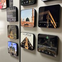 Autocollant de réfrigérateur personnalisé avec photos, musique Bluetooth, série Coran, en arabe, avec mémoire ABS128MB