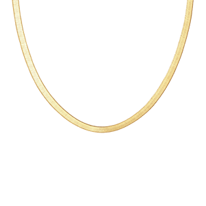 สร้อยคอแฟชั่นผู้หญิง 86York New Trend ดีไซน์เรียบหรู ชุบทองคำแท้ 16K ตัวล็อคแบบก้ามกุ้ง  พร้อมสายสร้อยแบบ <span class=keywords><strong>Herringbone</strong></span> - Product Image 5