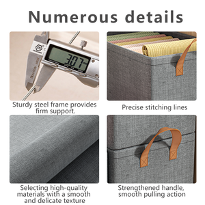 कारखाने गर्म विक्रेता फोल्डेबल कपड़े भंडारण आयोजक बॉक्स अलमारी के लिए 26l - Product Image 4