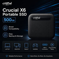 Crucial X6 500GB SSD portable