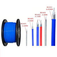 Cable Coaxial Semiflexible RG402 Personalizado, SMA Macho a N Macho, Ensamblaje de Jumper RF de Baja Pérdida para Antena de Microondas y Radioaficionados