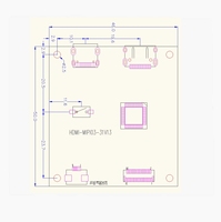 Carte adaptatrice Mini vers MIPI CSI/DSI, pas de 0,3 mm, 31 broches, alimentation 5V Type-C, conforme RoHS, pour cartes et accessoires LCD