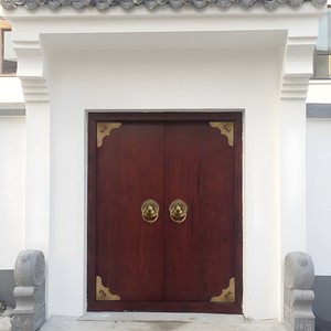 Chinese Style <b>Door</b> <b>Handle</b> Bronze Brass Ring <b>Pull</b> 14.5Cm Diameter For Wooden <b>Door</b> Retro Design - Product Image 4